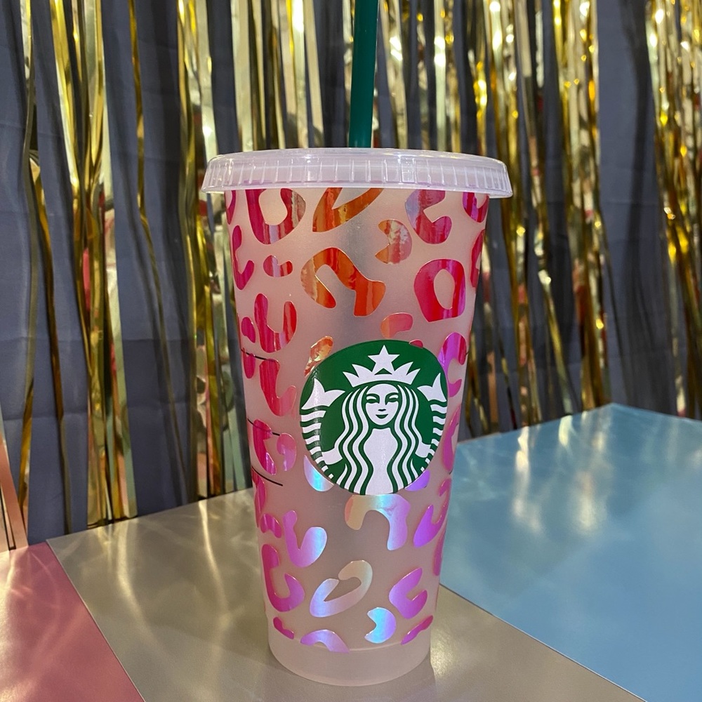 Custom Starbucks reusable cold cup!